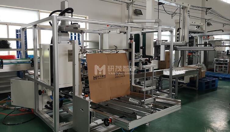 全自動碼垛生產線讓企業加快進入無人生產