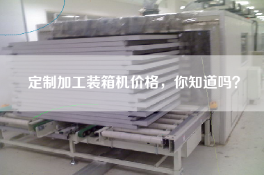 定制加工裝箱機價格，你知道嗎