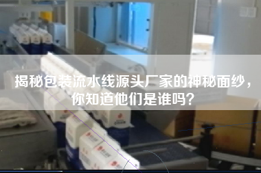 揭秘包裝流水線源頭廠家的神秘面紗，你知道他們是誰嗎？