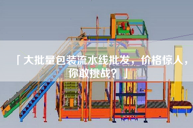 「大批量包裝流水線批發，價格驚人，你敢挑戰？」