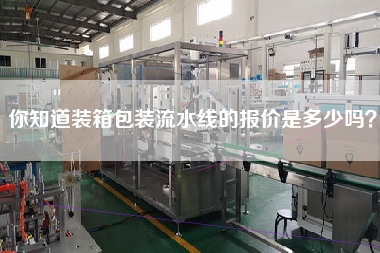 你知道裝箱包裝流水線的報價是多少嗎