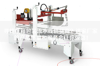 尋找紙箱包裝流水線供貨商這家廠家的產品質量和服務會讓你驚喜！