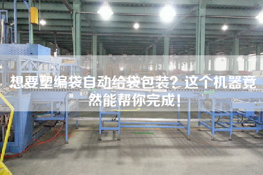 想要塑編袋自動給袋包裝這個機器竟然能幫你完成！