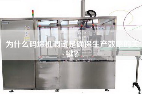 為什么碼垛機(jī)調(diào)試是確保生產(chǎn)效率的關(guān)鍵？