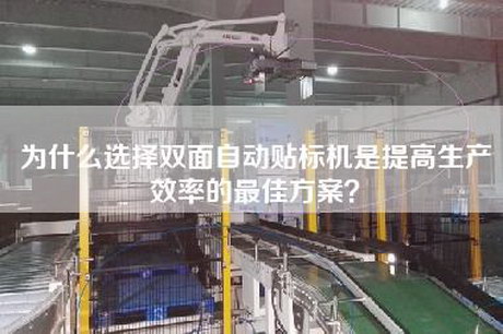 為什么選擇雙面自動貼標機是提高生產效率的最佳方案？