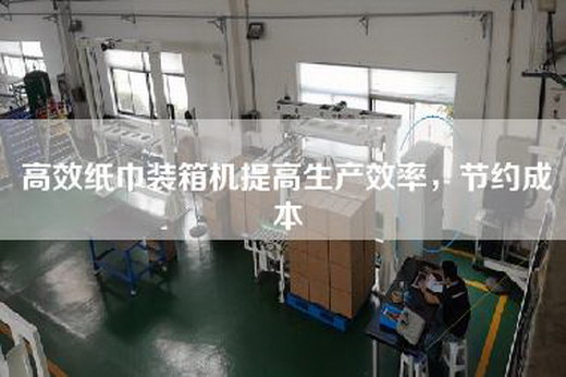 高效紙巾裝箱機提高生產效率，節(jié)約成本