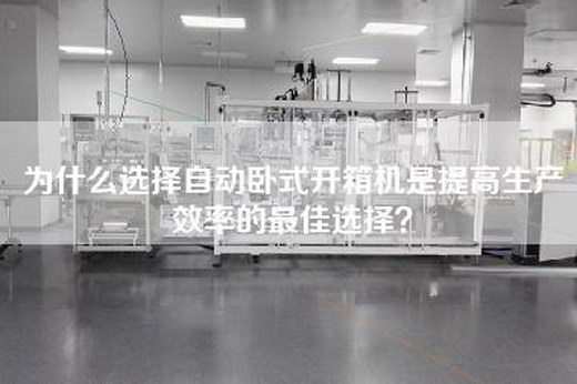 為什么選擇自動臥式開箱機是提高生產(chǎn)效率的最佳選擇？