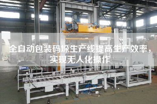 全自動包裝碼垛生產線提高生產效率，實現無人化操作