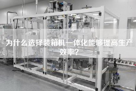 為什么選擇裝箱機(jī)一體化能夠提高生產(chǎn)效率？