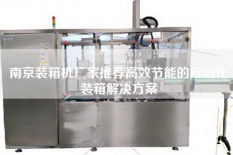 南京裝箱機廠家推薦高效節能的自動化裝箱解決方案