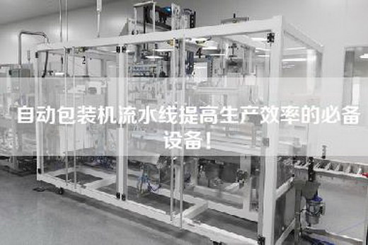 自動包裝機流水線提高生產效率的必備設備！