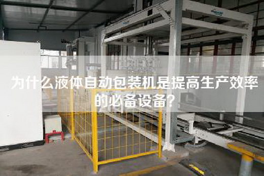 為什么液體自動包裝機是提高生產效率的必備設備？