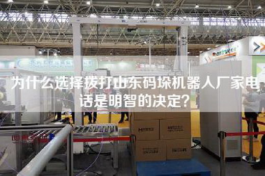 為什么選擇撥打山東碼垛機器人廠家電話是明智的決定？